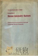 STRESS INTENSITY FACTORS PDF电子版封面 D·P·ROOKE