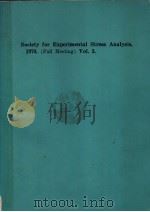 SOCIETY FOR EXPERIMENTAL STRESS ANALYSIS 1970  VOL 3（ PDF版）