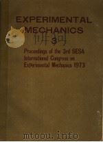 EXPERIMENTAL MECHANICS 3 PDF电子版封面 B·E·ROSSI