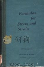 FORMULAS FOR STRESS AND STRAIN PDF电子版封面 RAYMOND J·ROSRK
