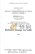 PROCEEDINGS OF THE INTERNATIONAL SCHOOL OF PHYSICS ENRICO FERML COURSE XILLL     PDF电子版封面    D·S·BILLINGTON 