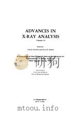 ADVANCES IN X-RAY ANALYSIS  VOLUME 10（ PDF版）