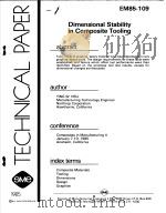 DIMENSIONAL STABILITY IN COMPLSITE TOOLING（ PDF版）