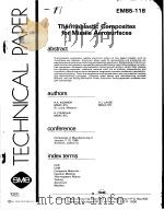 THERMOPLASTIC COMPLSITES FOR MISSILE AEROSRFACES（ PDF版）