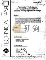 FABRICATION TECHNIQUES OF TUBULAR STRUCTURES FROM BRAIDED PREIMPREGNATED ROVINGS（ PDF版）