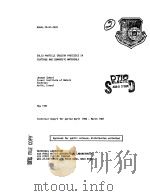 SOLID PARTICLE EROSION PROCESSES IN COATINGS AND COMPOSITE MATERIALS PDF电子版封面