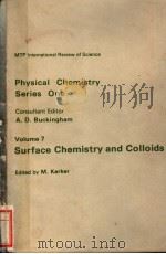 PHYSICAL CHEMISTRY SERIES ONE VOLUME 7 PDF电子版封面 A·D·BUCKINGHAM