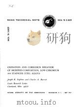 OXIDATION AND CORROSION BEHAVIOR OF MODIFIED-COMPOSITION  LOW-CHROMIUM 304 STAINLESS STEEL ALLOYS（ PDF版）