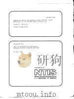 GROWTH OF DOPED AND UNDOPED SINGLE CRYSTAL LASER MATERIALS IN THE SYSTEM PDF电子版封面