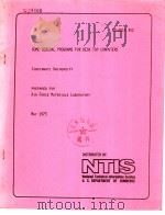 SOME GENERAL PROGRAMS FOR DESK TOP COMPUTERS UNIVERSITY OF CINCINNATI PDF电子版封面