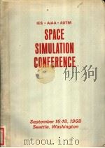 IES·AIAA·ASTM SPACE SIMULATION CONFERENCE PDF电子版封面