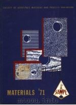 16TH NATIONAL SYMPOSIUM AND EXHIBIT VOLUME 16 MATERIALS‘71 PDF电子版封面