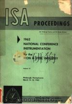PROCEEDINGS TWELFTH NATIONAL CONFERENCE ON INSTRUMENTATION FOR THE IRON & STEEL INDUSTRY  VOLUME 12     PDF电子版封面     