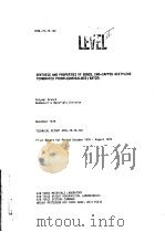 SYNTHESIS AND PROPERTIES OF BENZIL END-CAPPED ACETYLENE TERMINATED PHENYLQUINOXALINES(BATQS) PDF电子版封面