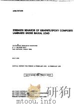 STRENGTH BEHAVIOR OF GRAPHITE/EPOXY COMPOSITE LAMINATES UNDER BIAXIAL LOAD（ PDF版）