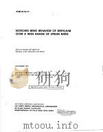 NOTCHED BEND BEHAVIOR OF BERYLLIUM OVER A WIDE RANGI OF STRAIN RATES（ PDF版）