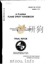 A PLASMA FLAME SPRAY HANDBOOK PDF电子版封面