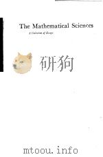 THE MATHEMATICAL SCIENCES A COLLECTION OF ESSAYS PDF电子版封面