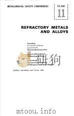 REFRACTORY METALS AND ALLOYS PDF电子版封面 J·J·HARWOOD