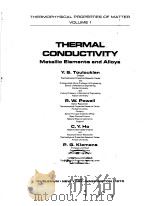 THERMAL CONDUCTIVITY PDF电子版封面 Y·S·TOUIOUKIAN