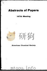 ABSTRACTS OF PAPERS 147TH MEETING PDF电子版封面