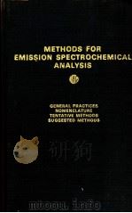 METHODS FOR EMISSION SPECTROCHEMICAL ANALYSIS PDF电子版封面 0803128118
