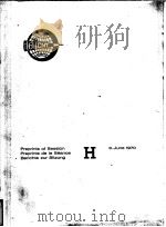 PREPRINTS OF SESSION PREPRINTS DE LA SEANCE BERICHTE ZUR SITZUNG H 3JUNE 1970 PDF电子版封面