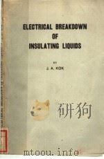 ELECTRICAL BREAKDOWN OF INSULATING LIQUIDS（1961 PDF版）