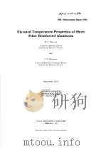 ELEVATED TEMPERATURE PROPERTIES OF SHORT FIBER REINFORCED ALUMINUM（ PDF版）