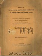 REPORT ON THE ELEVATED-TEMPERATURE PROPERTIES OF CHROMIUM-MOLYBDENUM STEELS（ PDF版）