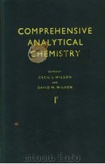 COMPREHENSIVE ANALYTICAL CHEMISTRY ⅠC PDF电子版封面 CECIL L.WILSON AND DAVID W.WIL