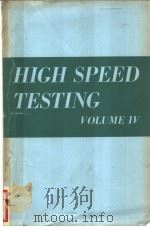 HIGH SPEED TESTING VOLUME Ⅳ PDF电子版封面