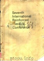 SEVENTH INTERNATIONAL REINFORCED PLASTICS CONFERENCE PDF电子版封面