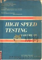 HIGH SPEED TESTING VOLUME Ⅲ PDF电子版封面