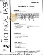 TECHNICAL PAPER  MS86-160  Next Level of Control（ PDF版）