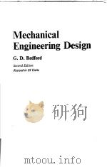 MECHANICAL ENGINEERING DESING PDF电子版封面 C.D.REDFORD