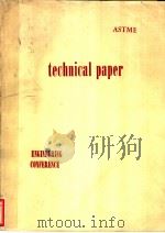 ASTME TECHNICAL PAPER ENGINEERING CONFERENCE PDF电子版封面