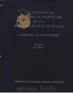 THE MECHANICAL AND PHYSICAL PROPERTIES OF THE BRITISH STANDARD EN STEELS VOLUME 1 EN 1·EN 20 PDF电子版封面 J.WOOLMAN R.A.MOTTRAM