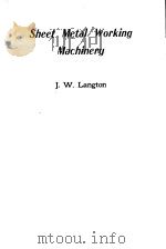 SHEET METAL WORKING MACINERY（ PDF版）
