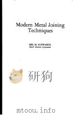 MODERN METAL JOINING TECHNIQUES（ PDF版）