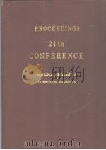 PROCEEDINGS 24th CONFERENCE NATIONAL ASSOCIATION CORROSION ENGINEERS PDF电子版封面