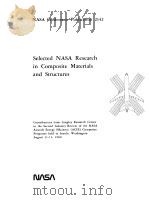 NASAS Conference publication 2142 Selected NASA Research in Composite Materials and Structures PDF电子版封面