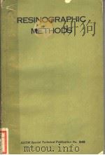 RESINOGRAPHIC METHODS PDF电子版封面