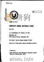 COMPOSITE GIMBAL MATERIALS STUDY PDF电子版封面 L.V.GRANDCHAMP R.P.GROSSO T.