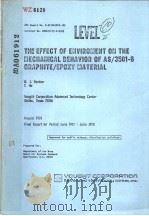 THE EFFECT OF ENVIROMENT ON THE MECHANICAL BEHAVIOR OF AS/3501-6 GRAPHITE/EPOXY MATERIAL（ PDF版）