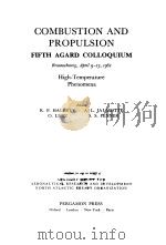 COMBUSTION AND PROPULSION PDF电子版封面 R·P·HAGERTY
