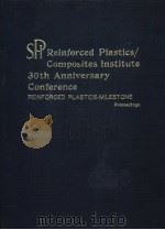 SPIREINFORCED PLASTICS/COMPOSITES INSTITUTE 30TH ANNIVERSARY CONFERENCE（ PDF版）