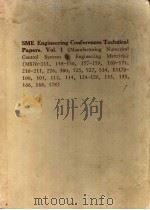 SME ENGINEERING CONFERENCES TECHNICAL PAPERS VOL 1（ PDF版）