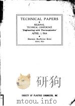 TECHNICAL PAPERS PDF电子版封面 REGIONAL