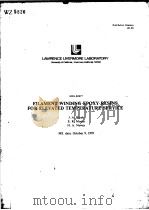FILAMENT WINDING EPOXY RESINS FOR ELEVATED TEMPERATURE SERVICE（ PDF版）